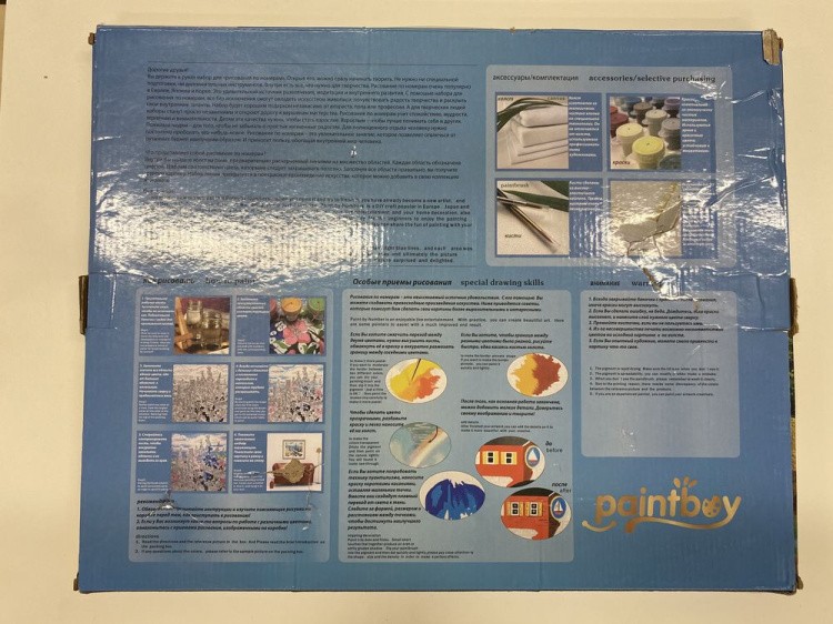 УЦЕНКА. Картина по номерам «Вакцинация» (порвана коробка) — картинка 3