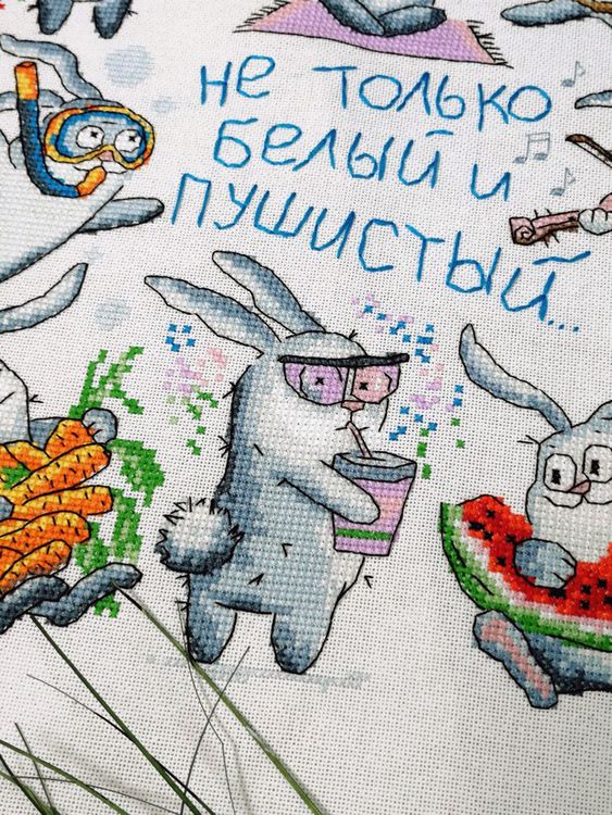 Набор для вышивания «Не только белый и пушистый» — картинка 3