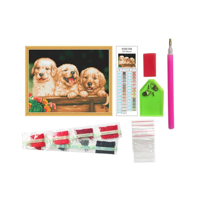 Алмазная вышивка «Неразлучные» — картинка 2