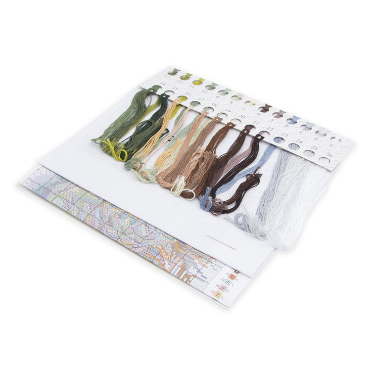 Набор для вышивания «Зимние шишки» — картинка 2