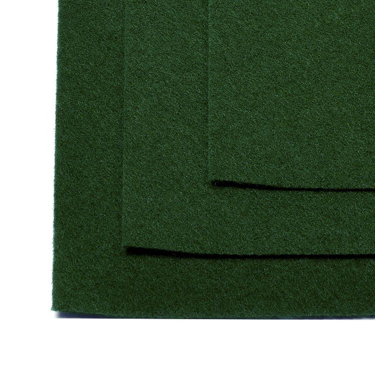 Фетр листовой мягкий №678 зеленый (10 шт.)