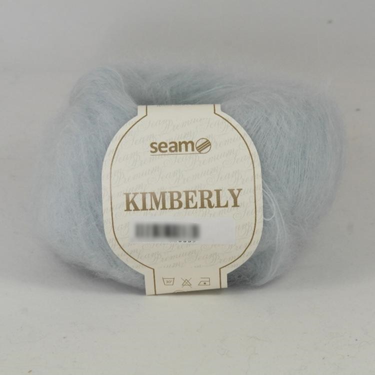 Пряжа SEAM KIMBERLY (10111), светло-голубой, 5 шт. по 25 г — картинка 2