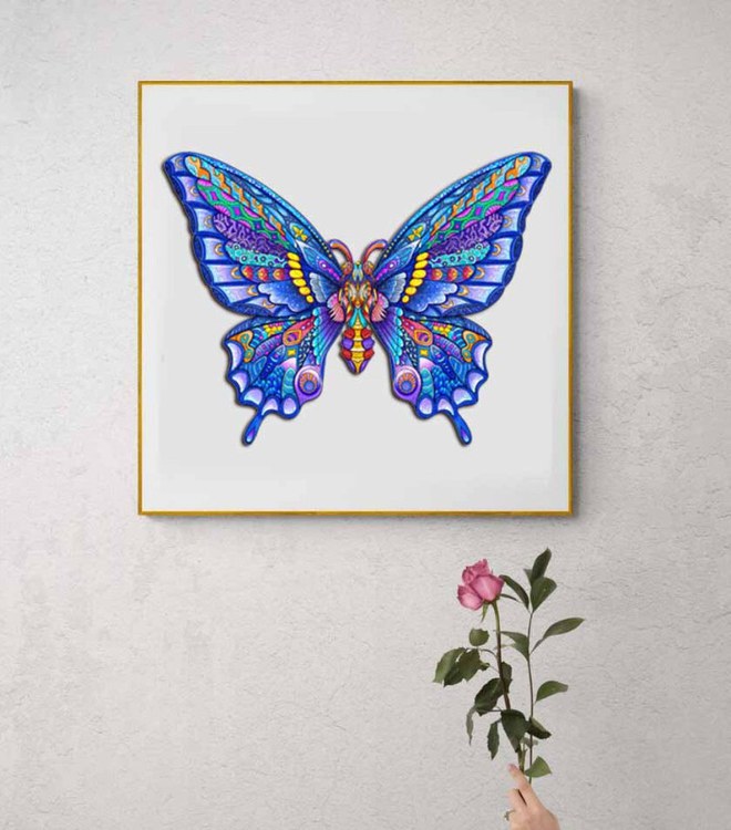 Деревянные пазлы «Очаровательная Бабочка M», Woodbests — картинка 7