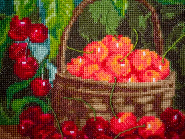 Набор для вышивания «Садовая черешня» — картинка 3