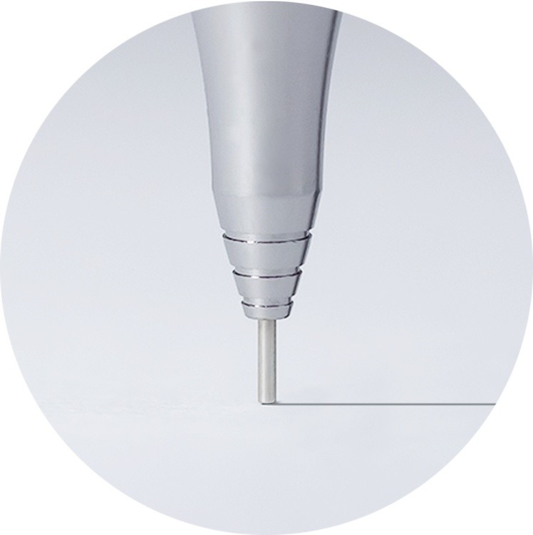 Карандаш Pentel автоматический профессиональный ORENZ в блистере Metal Grip 0.7 мм серебряный корпус — картинка 5