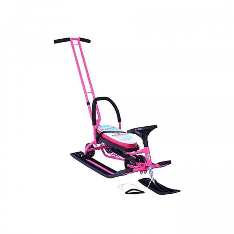 Снегокат детский 111 Mobile с ручкой (Принцесса) — картинка 4