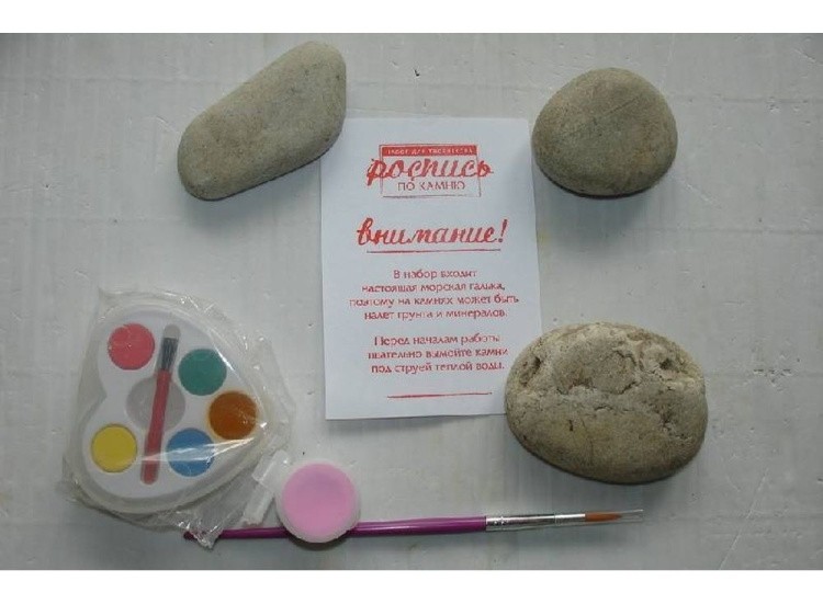 Набор для творчества «Цветочная поляна» (роспись по камню) — картинка 5