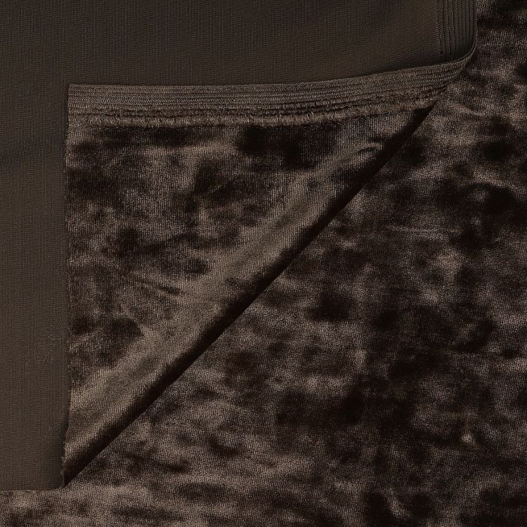 Бархат мраморный 6 м, ширина 150 см, 240 г/м2, цвет: 48 темно-бежевый, TBY — картинка 4