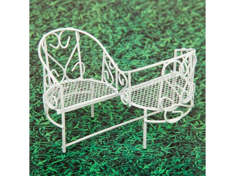 Садовая миниатюра MET-037 Кресла, металл d 8 см 11.5x4x7.5 см, Blumentag — картинка 2