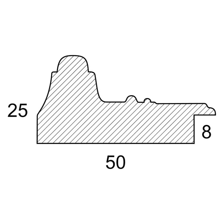 Багетная рама без стекла «Gloria», 30х40 см — картинка 4