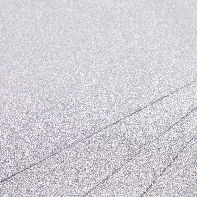 Бумага цветная, глиттерная, 250 г/м2, А4 (21х29,7 см), 10 шт., цвет: под серебро, Vista-Artista — картинка 3