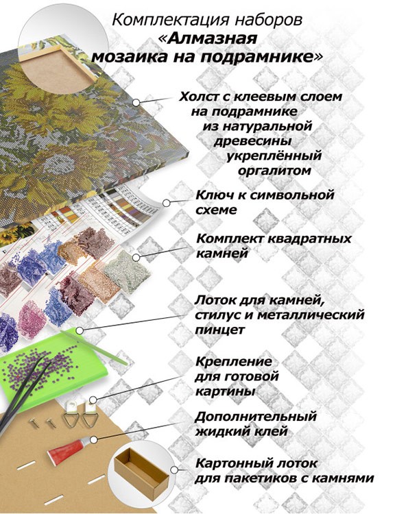 Алмазная вышивка «Божья коровка» — картинка 4