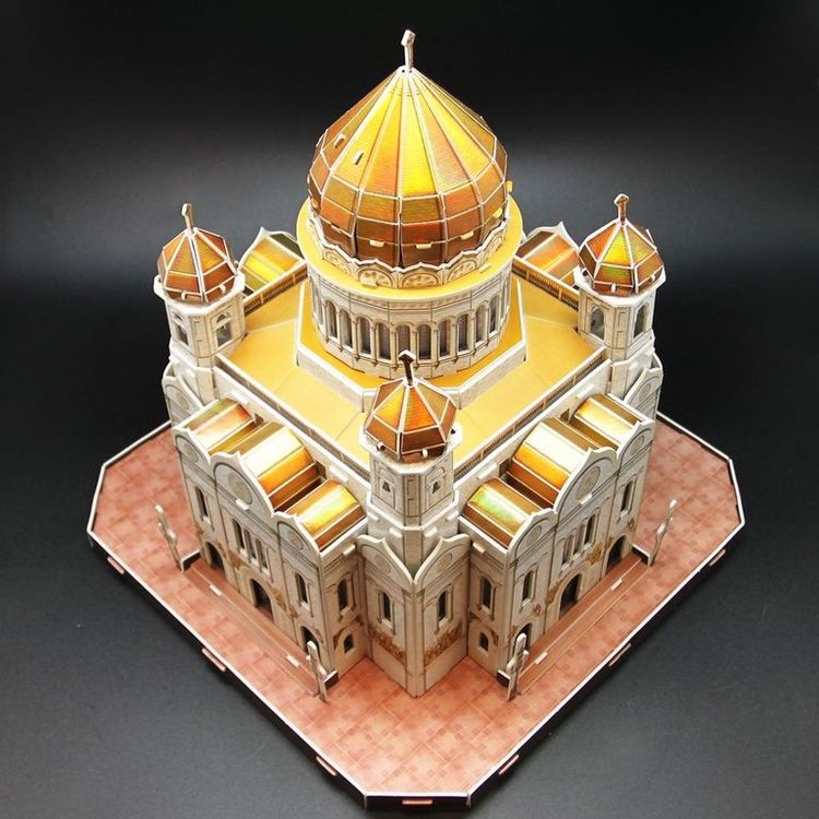 3D-пазл CubicFun Храм Христа Спасителя (Россия) — картинка 4