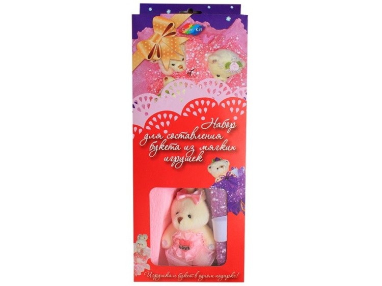 Набор для создания букета «Клубничка» — картинка 3