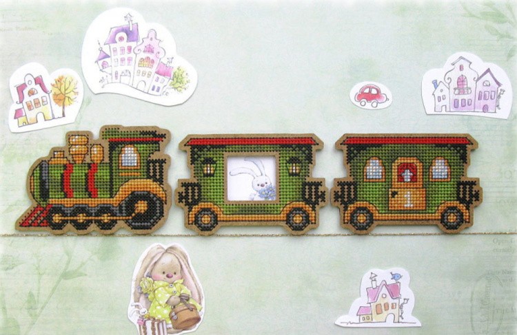 Набор для вышивания игрушки «Паровоз» — картинка 2