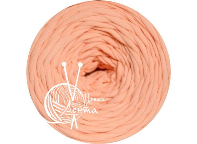 Пряжа Лента (персик) 330-380 г — картинка 2