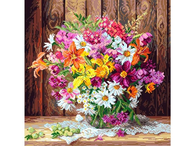 Набор для вышивания «Деревенский букет» — картинка 2