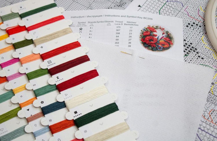 Набор для вышивания «Композиция с маками» — картинка 7