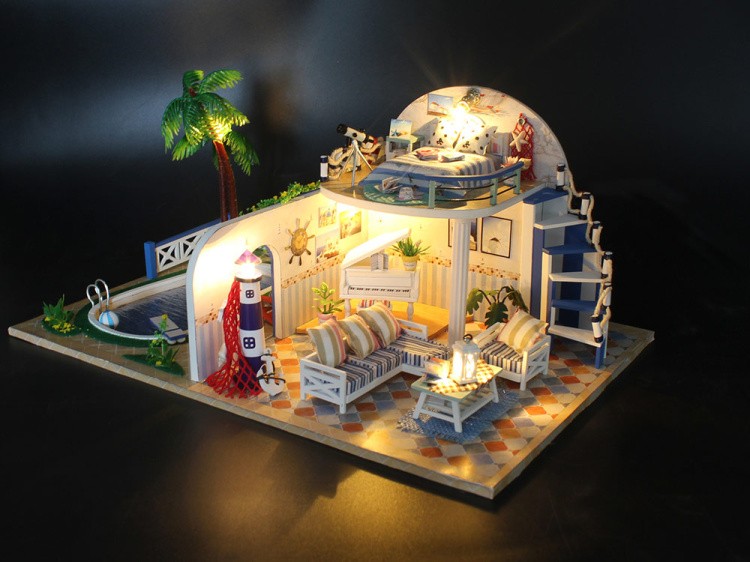 Набор для создания миниатюры (румбокс) «Вилла» — картинка 4