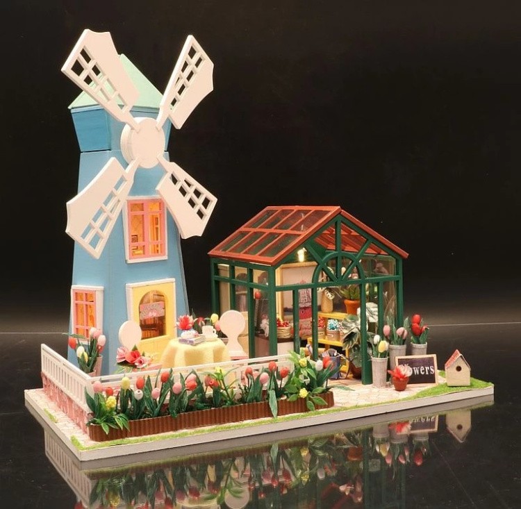 Набор для создания миниатюры (румбокс) «Мельница» — картинка 2