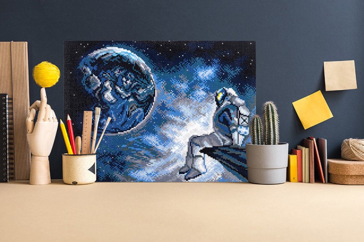 Алмазная вышивка «Наедине со вселенной» — картинка 3
