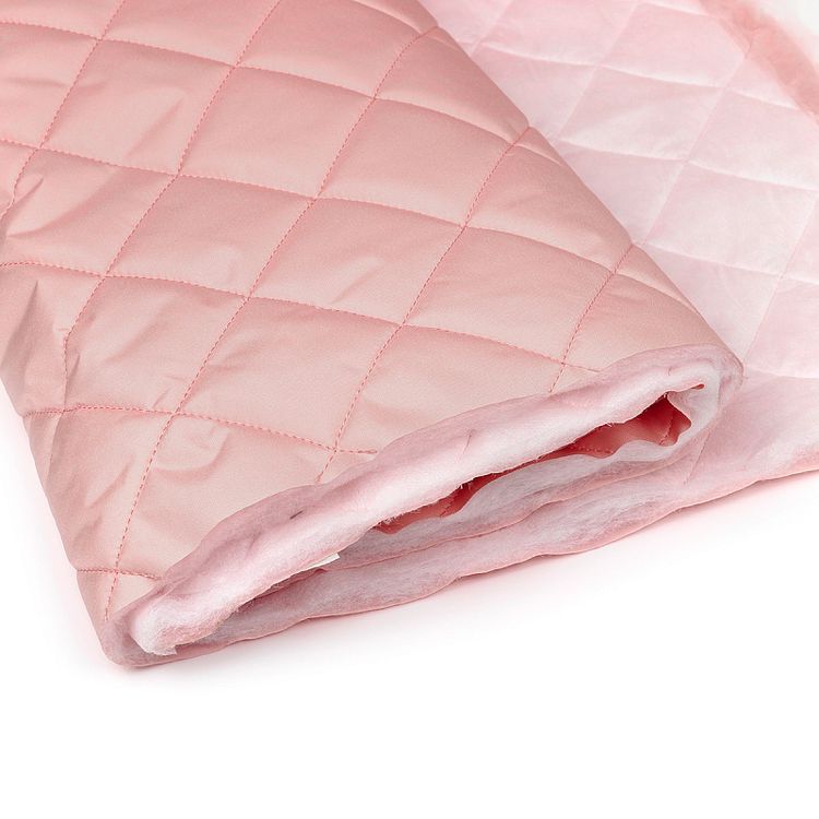 Ткань стежка ниточная Dewspo, ромб 5,5 см, 5 м x 150 см, 230 г/м², цвет: розовый, TBY — картинка 3