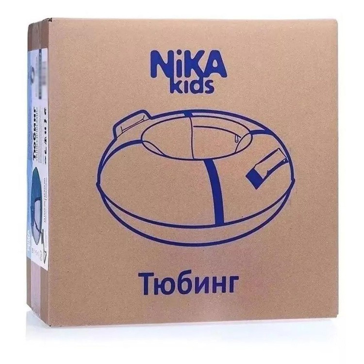 Детская зимняя ватрушка тюбинг для катания 110 см — картинка 6