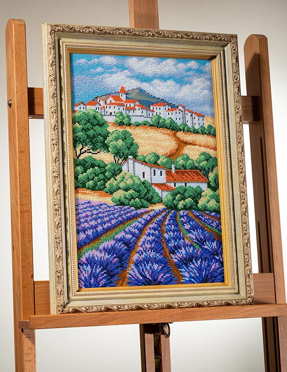 Набор вышивки бисером «Лавандовое поле. Прованс» — картинка 6