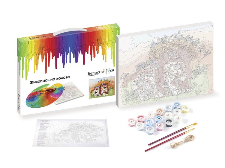 Картина по номерам «Натюрморт с букетом цветов» — картинка 3