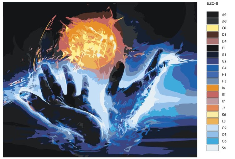 Картина по номерам «Душа» — картинка 2