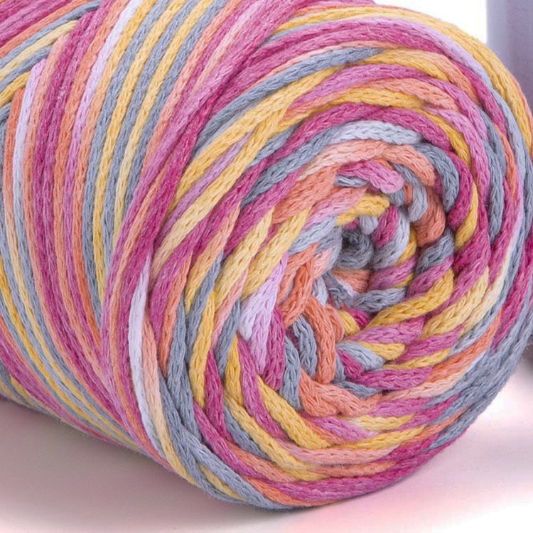 Пряжа YarnArt Macrame Cotton VR (Макраме Коттон ВР) (913), мультиколор, 4 шт. по 250 г — картинка 2