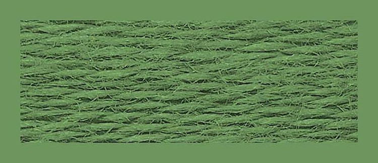 Нитки мулине (шерсть/акрил), 10 шт. по 20 м, цвет: №310 зеленый, Риолис
