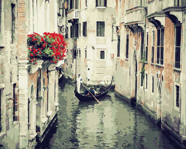 Картина по номерам «Улочки Венеции»