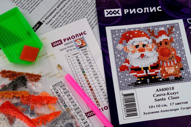 Алмазная вышивка «Санта-Клаус» — картинка 3