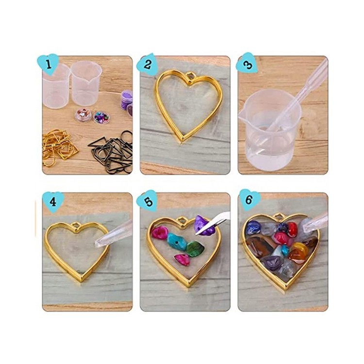 Набор металлических молдов под золото, 10 элементов — картинка 5