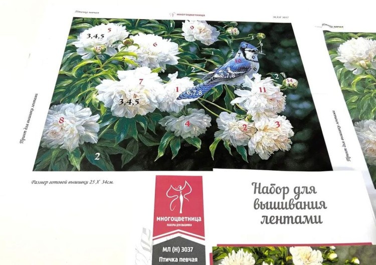 Набор для вышивания «Птичка певчая» — картинка 10