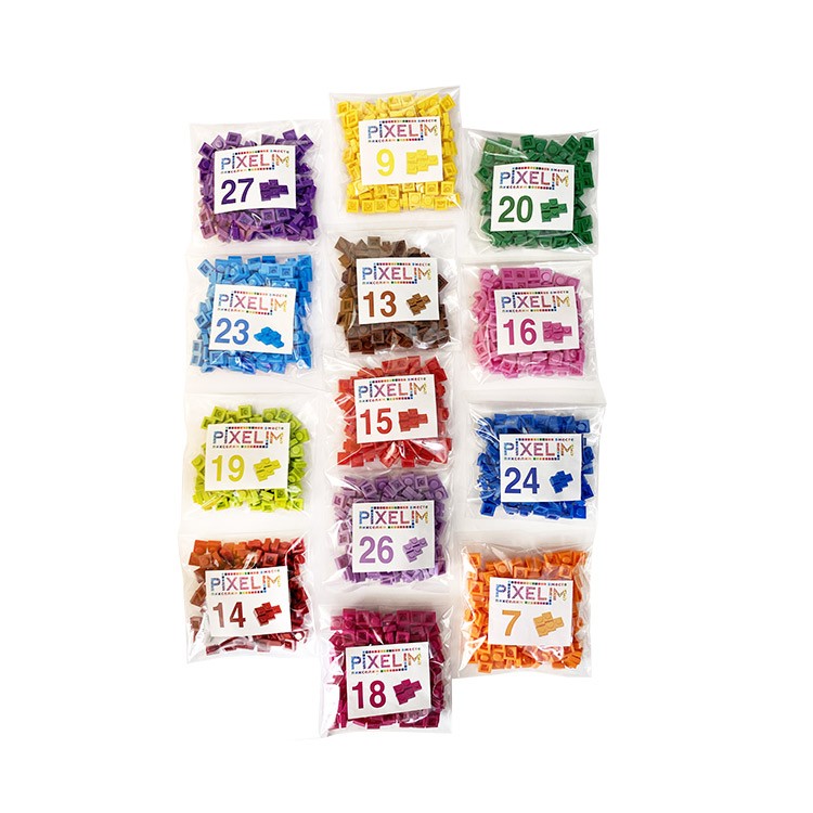 Картина-мозаика из конструктора PIXELIM «Рыбки» — картинка 6