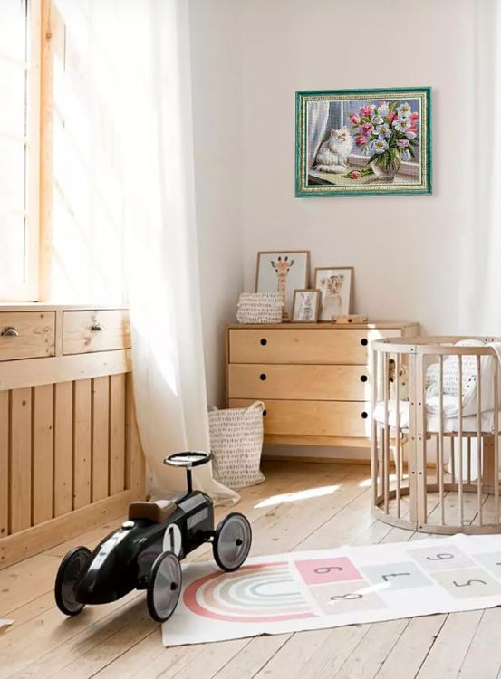 Алмазная вышивка «Весна на окошке» — картинка 8