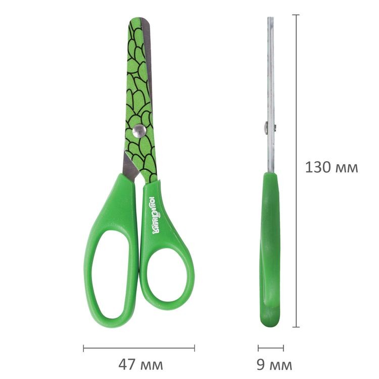 Ножницы «Сафари» 13 см, с цветной печатью, Юнландия — картинка 6