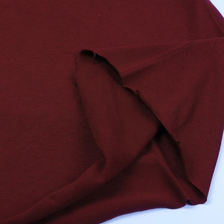 Ткань трикотаж Кулирка, 10 м x 200 см, 145 г/м², цвет: винный, TBY — картинка 4