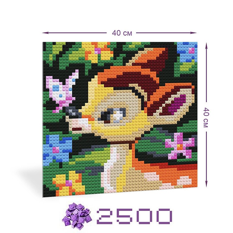 Картина-мозаика из конструктора PIXELIM «Оленёнок Бемби» — картинка 2