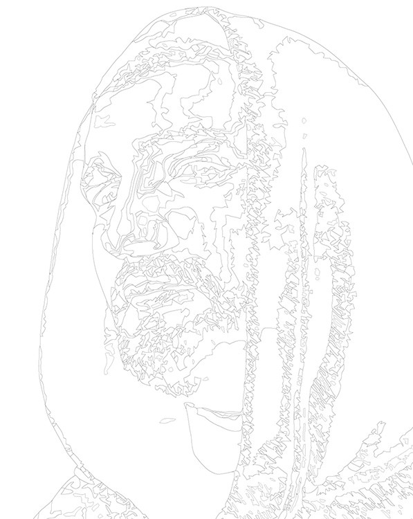 Картина по номерам «Рэпер Баста Василий Вакуленко 16» — картинка 3