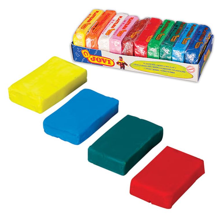 Пластилин на растительной основе JOVI (Испания), 10 цветов, 500 г — картинка 2