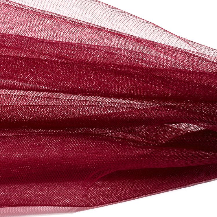 Еврофатин мягкий матовый Hayal Tulle, 5 м, ширина 300 см, 100% полиэстер цвет: вишневый, Hayal — картинка 2