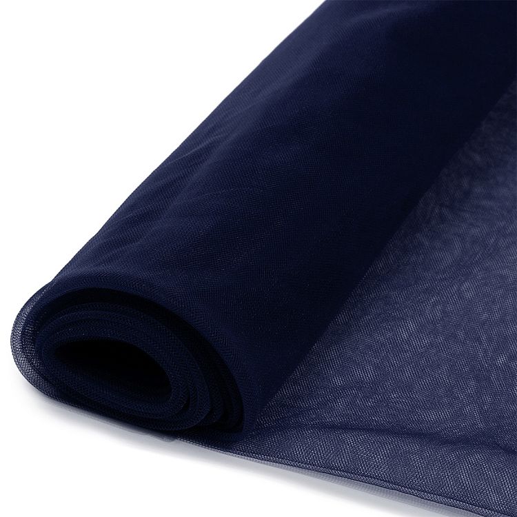 Еврофатин мягкий матовый Hayal Tulle, 5 м, ширина 300 см, цвет: темно-синий, Hayal — картинка 4