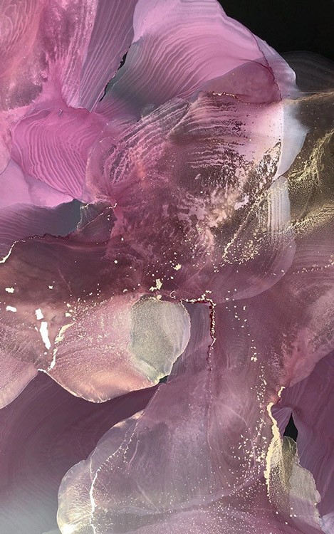 Набор для создания картин в стиле INK ART «Пыльная роза» (без фена) — картинка 5