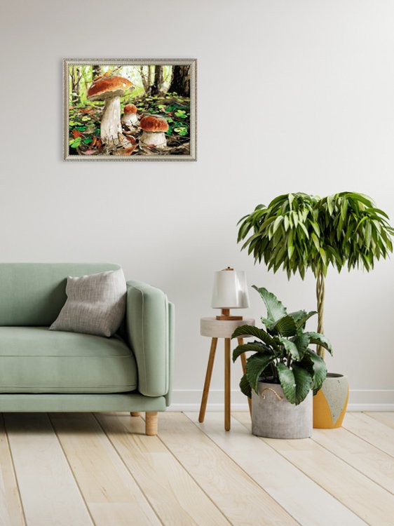 Картина по номерам «Боровики» — картинка 8