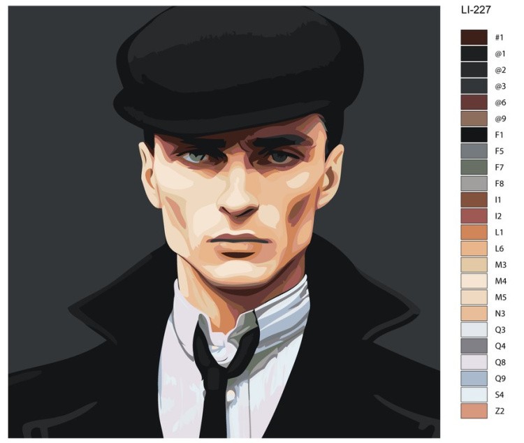 Картина по номерам «Острые козырьки» — картинка 2