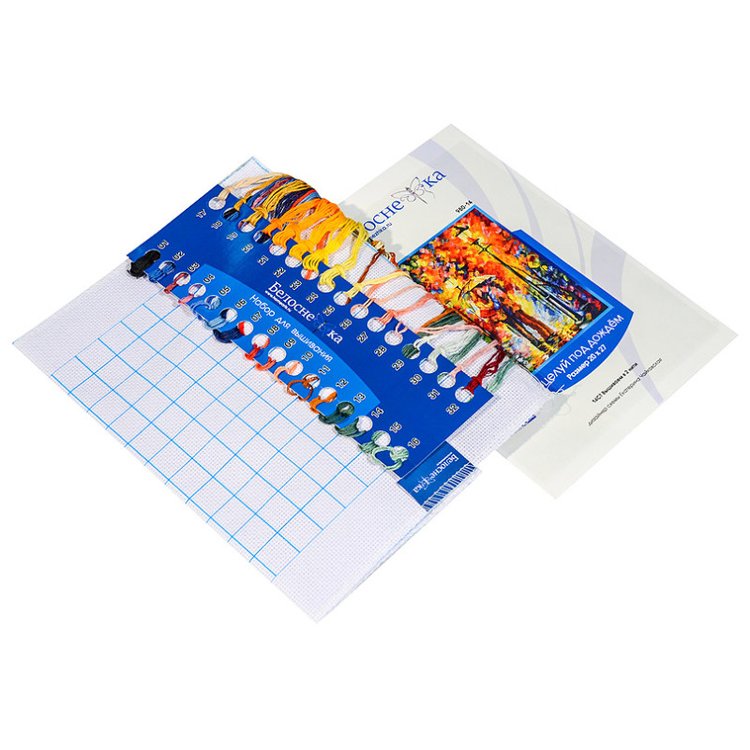 Набор для вышивания «Поцелуй под дождем» — картинка 2