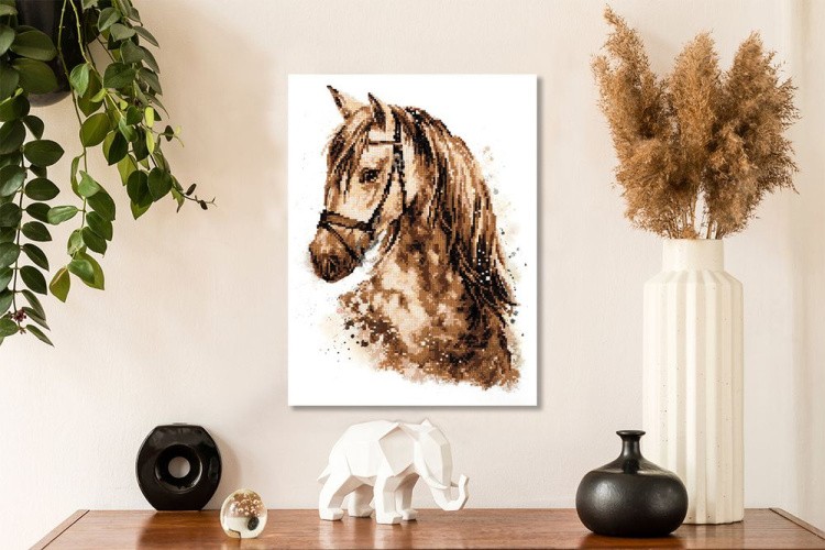 Алмазная вышивка «Верный скакун» — картинка 4